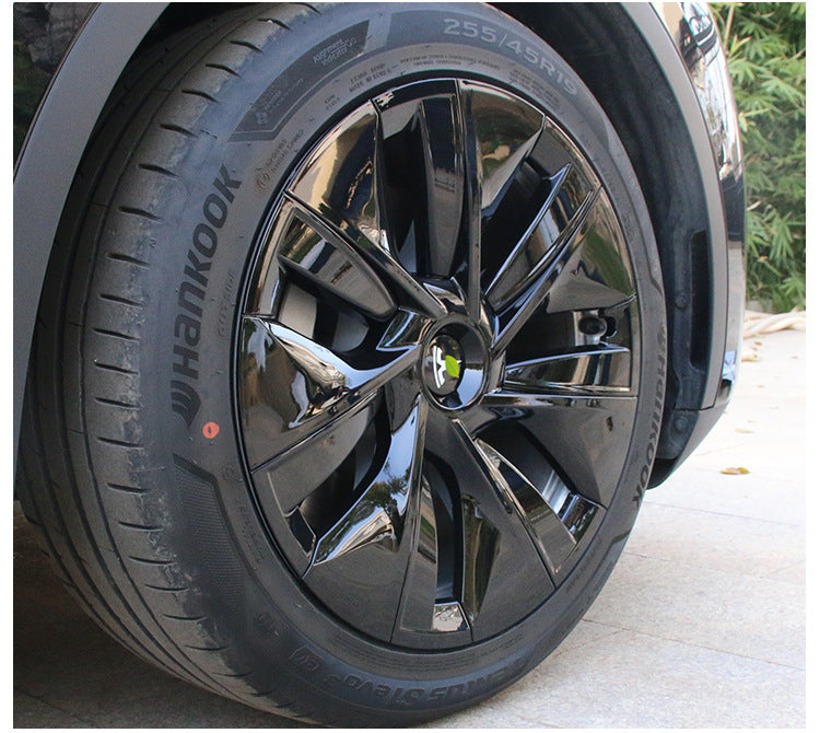 All-inclusive wheel hub cap decoration wheel rim protection cover modification accessories center logo | ModelY