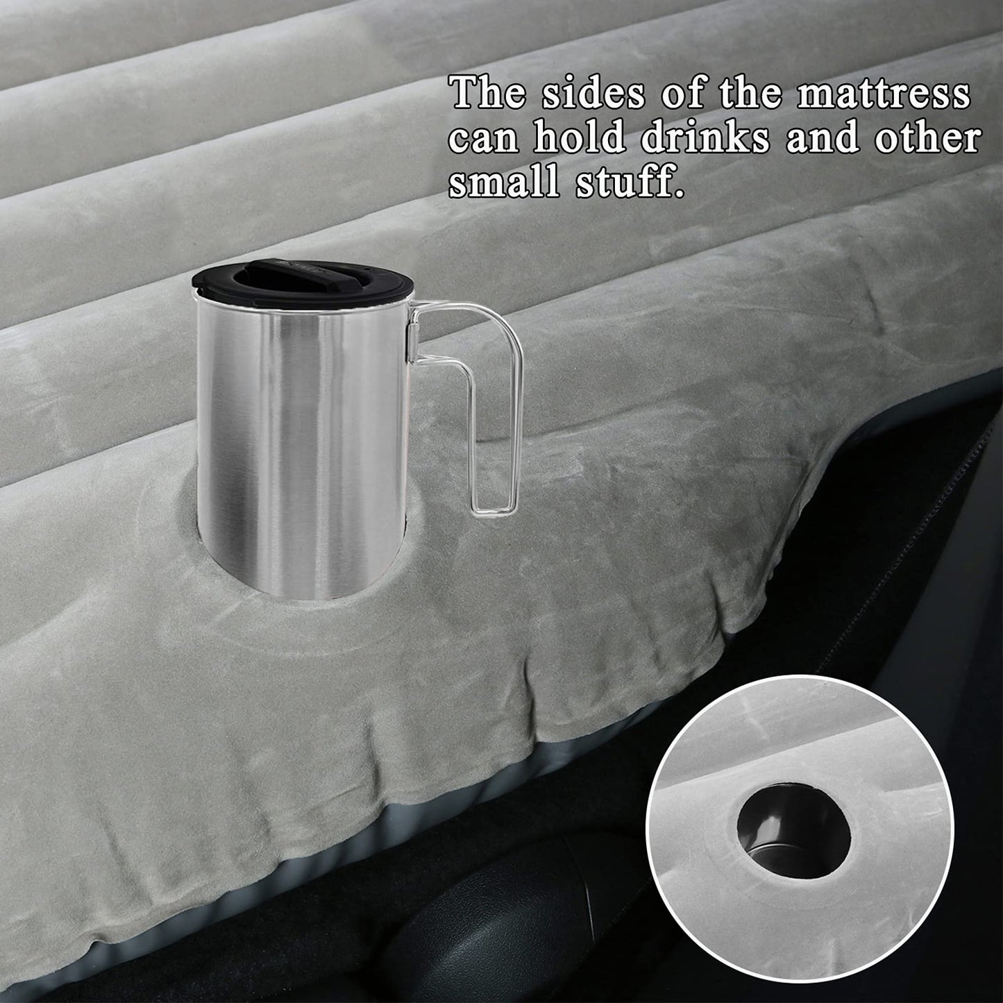 Air Mattress Bed for Tesla Model Y, 3, S, X 5 Seater | Inflatable Bed Camper Mode